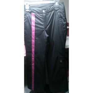 Spyder Snow Pants Womens  4 Reg Black Pink Ski Snowboard Outdoor Winter Sports
